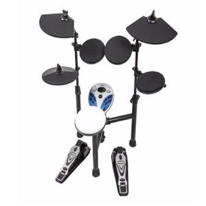 Bateria Electrónica 8 pads sensitiva y plegable