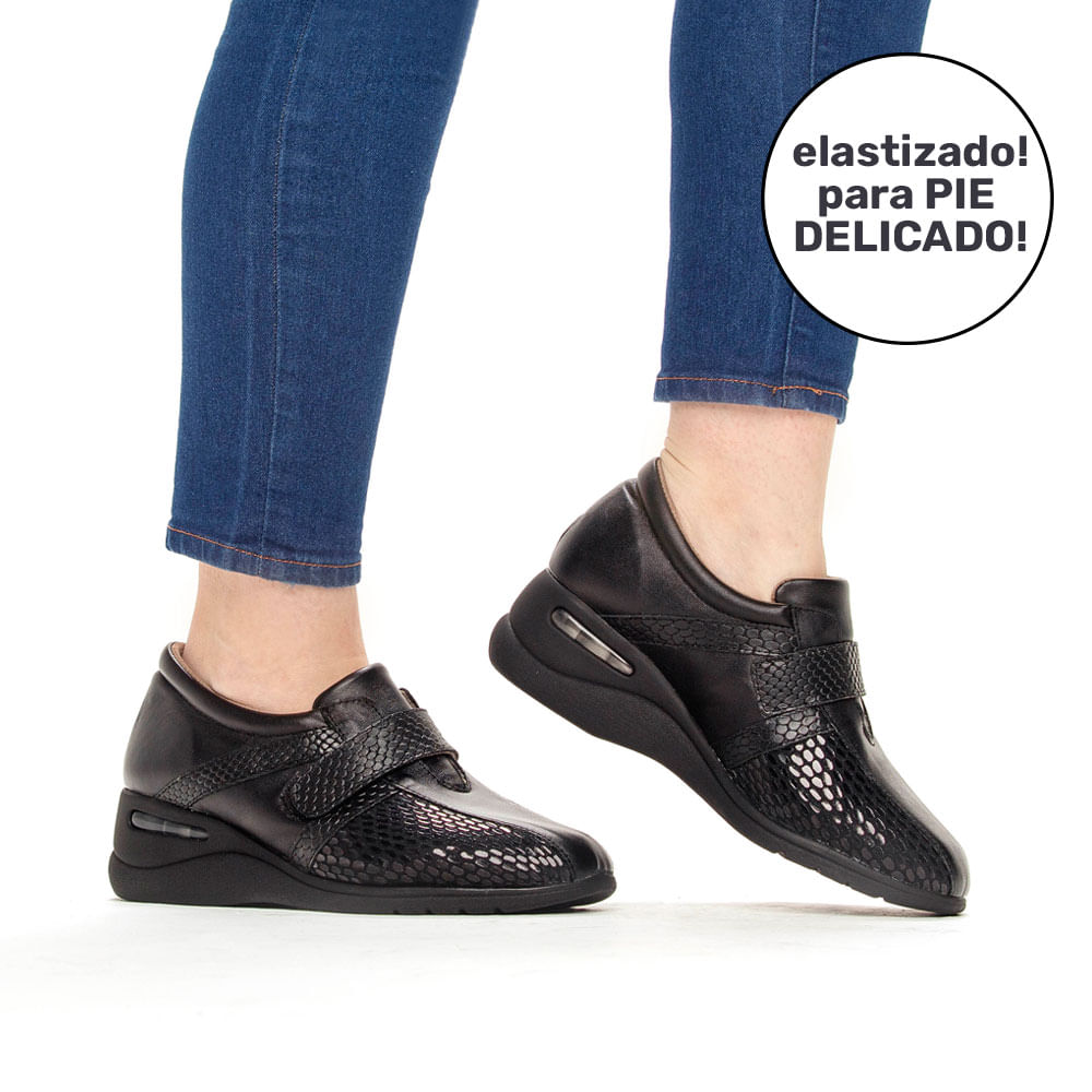 Zapato KEADY de cuero para pie delicado