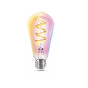 Lampara Inteligente Wiz Bulbo LED Filamento Edison Wi-Fi BLE 40W ST64 E27 RGB CL 1PF/6 - 929003267312