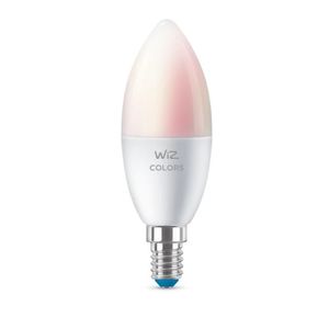 Lampara Inteligente Wiz Bulbo Vela LED Wi-Fi BLE 40W C37 E14 922-65 RGB 1PF/6 - 929002448812