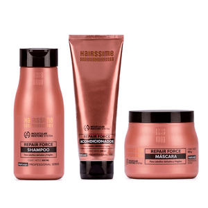 Kit Repair Force Shampoo + Acond. + Máscara Hairssime