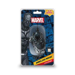 Mouse X-Tech Pantera Negra Inalambrico