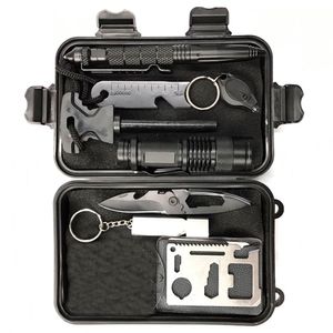 Kit Tactico Militar De Supervivencia 9 En 1 Caja Plastica
