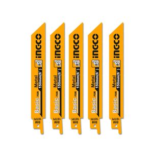 HOJAS DE SIERRA SABLE 150MM 18TPI METAL X5U INGCO RSB922EF