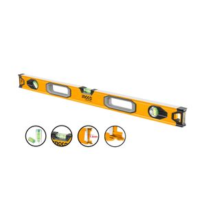 NIVEL DE ALUMINIO 120CM INDUSTRIAL INGCO HSL08120