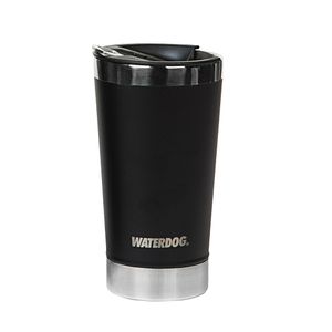 VASO TÉRMICO CERVECERO - CON DESTAPADOR ACERO INOX - BLACK