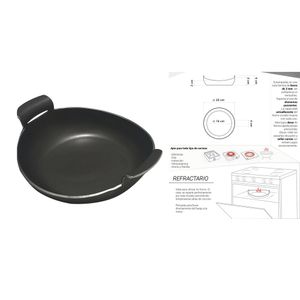PAELLERA CON ASA HIERRO 20 cm