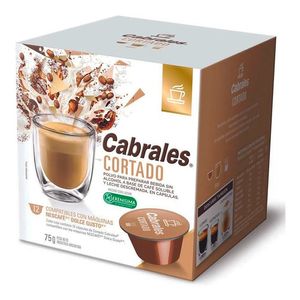 Cápsulas Cabrales Compatible Dolce Gusto Cortado X 12 Unid.