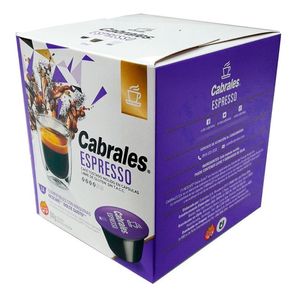 Cápsulas Cabrales Compatible Dolce Gusto Espresso X 12 Unid.
