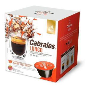 Cápsulas Cabrales Compatible Dolce Gusto Lungo X 12 Unid.
