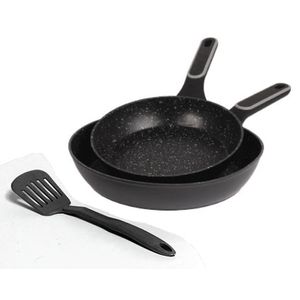 Set de 3 piezas de Aluminio reforzado Antihaderente Marca Carol