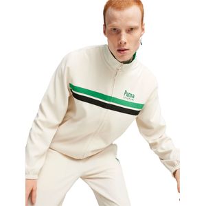 Campera Puma Team Track Sportstyle Hombre Moda Blanco