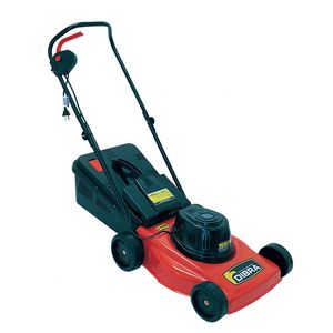CORTADORA DE CESPED 1600W - CARCASA ACERO 390MM - 2 POSICIONES DE CORTE CON CANASTO RECOLECTOR