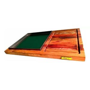 TABLA CON PLANCHETA 50X35 CM - MIX DE MADERAS