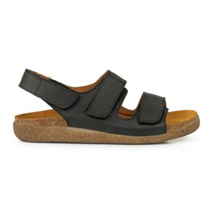 BIRK MAYN NEGRA CHINELAS MUJER SANDALIAS CUERO