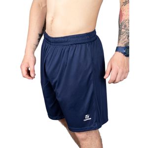 Short Topper Mix Hombre Training Azul Marino
