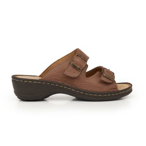 CHINELA WILTON MARRON SANDALIA MUJER CUERO CASUAL