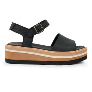 SANDALIA MADINA NEGRA ZAPATOS MUJER CASUAL CUERO