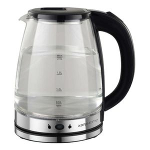 Pava Eléctrica Kanji Kjh-pe15005m Vidrio - Aluminio 2 L Lh