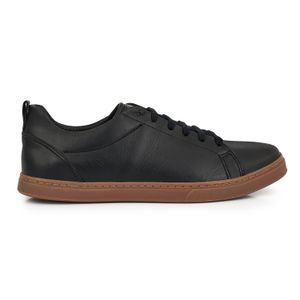 ZAPATILLA CHANDER NEGRA CASUAL HOMBRE CUERO URBANO