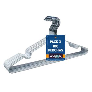 PERCHAS ENGOMADAS WAGGS IH001 BLANCA X100 PCS