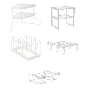 Set organizador cocina 5 piezas Metaltru estante soporte platos Sartenes