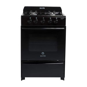 Cocina A Gas Natural Escorial Master Black Valvula Seguridad