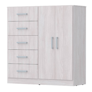 CHIFONIER NORDICA ORLANDI JA 3405 BAHIA - JACARANDA 5 CAJONES 2 PUERTA