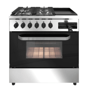 COCINA SAHO KUMA 820- PVISOR 82CM 4 HORNALLAS MULTIGRIIL INOX