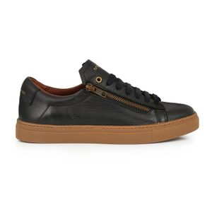 ZAPATILLA FANDON NEGRA CUERO ZAPATOS URBANOS MUJER