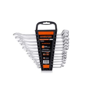 Llave Combinada Hamilton Jcm12g Juego 12p 8-19mm Silver
