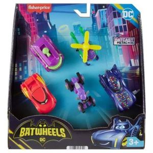 Fisher-price Batwheels Coleccion De 5 Vehiculos Hml21 Mattel