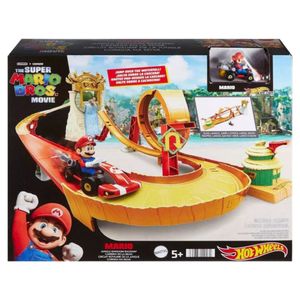 Hotwheels Pista Mario Bros Carrera En La Selva Hmk49 Mattel