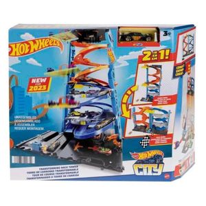 Hot Wheels City 2 En 1 Torre De Carreras Hkx43 Mattel
