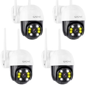 Kit Cámara de Seguridad Gadnic P245F22 Domo 3MP IP66 Bluetooth Wifi Visión Nocturna x4