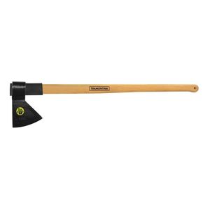 Hacha Cabeza Redonda Pesada Tramontina Mango Madera 90cm