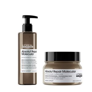 Kit Sérum De Enjuague + Máscara Absolut Repair Molecular Serie Expert L'Oréal Professionnel