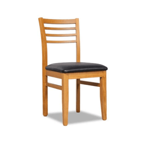 SILLA CLÁSICA DEFRANCE - MIEL TAPIZ NEGRO X2 UNIDADES (OTSINEMI)
