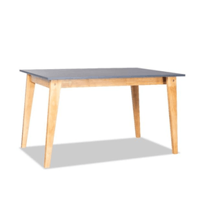 MESA ESCANDINAVA DEFRANCE - 130CM BASE MIEL TAPA GRIS (OT000001)