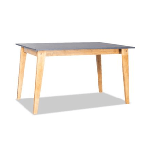 MESA ESCANDINAVA DEFRANCE - 160CM BASE MIEL TAPA GRIS (OT000004)