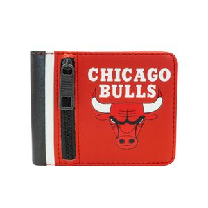 Billetera NBA Chicago Bulls Eco cuero 12 porta tarjetas Color Rojo
