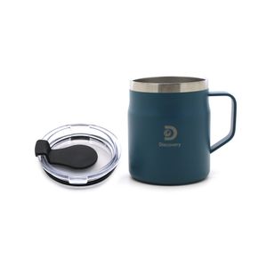 Vaso Térmico Discovery Con Tapa Frio Calor Café Acero Inoxidable Color Azul