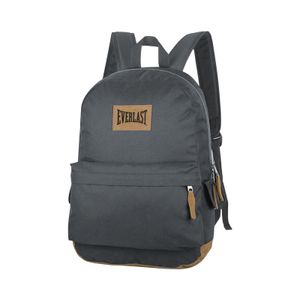 Mochila Everlast Original Acolchada Reforzada Base Gamuzada Color Gris