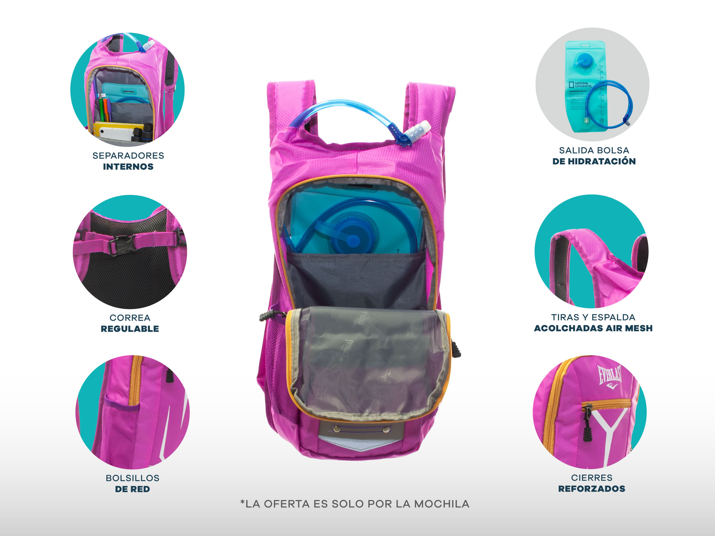 Mochilas Deportivas Mochilas Mujer Chicas Compre Aione Marca Diseño  Deportes Bicicleta Bolsa Impermeable