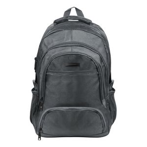 Mochila Porta Notebook Bagcherry Urbana Color Gris Oscuro Diseño Liso 25l