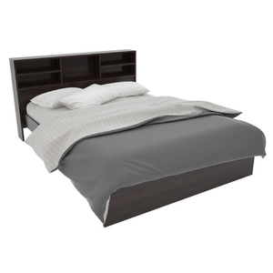 CAMA CREPISA ORLANDI WE 83 BAHIA - WENGUE 2 PLAZAS 5 ESTANTES