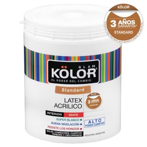 Pintura látex de interior blanco mate antimoho 4 L