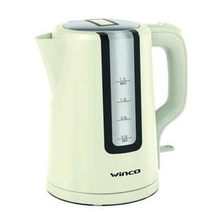 Jarra Pava electrica Winco 1.7 Lts Corte Automatico con medidor con Visor