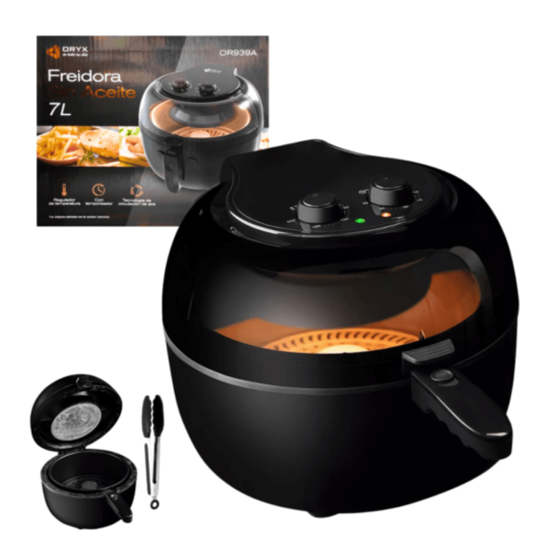 Freidora de Aire sin Aceite Oryx Digital de 7 lts - come sano sin aceite -  Provincia Compras
