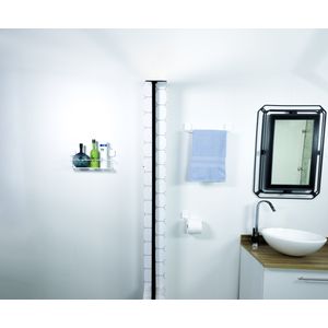 Organizacion Baño kit 3 Piezas Auto adhesivo Metaltru Portarrollo Toallero Estante
